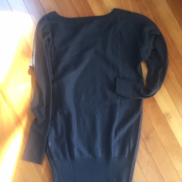 Talula Charcoal Grey Tunic Sweater - Picture 5 of 5